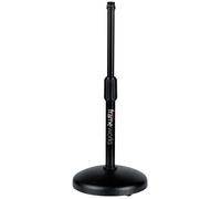 Gator Frameworks Support de microphone de bureau avec base ronde lestée et hauteur réglable (GFW-MIC-0501)