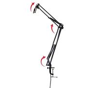 Gator Frameworks - GFWMICBCBM1000 - Bras articulé à pince pour micro