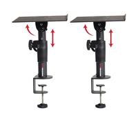 Gator Frameworks - Paire de Support à Visser sur Table pour écoute de Studio - Lot de 2 - (GFWSPKSTMNDSKCMP)