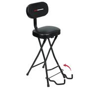 Gator Frameworks Siège pour Guitare avec Coussin rembourré, Dos Ergonomique et Support pour Guitare Rabattable, Convient aux Guitares acoustiques et électriques (GFW-GTR-Seat)