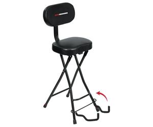 Gator Frameworks Siège pour Guitare avec Coussin rembourré, Dos Ergonomique et Support pour Guitare Rabattable, Convient aux Guitares acoustiques et électriques (GFW-GTR-Seat)