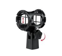 Gator Frameworks Support antivibratoire universel pour micros à condensateur de 15 à 25 mm de diamètre, réduit les vibrations pour améliorer la qualité d'enregistrement (GFW-MIC-SM1525)