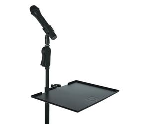 Gator Frameworks Tablette Utilitaire à Pince pour Pied de Micro, Surface de 15" x 11", capacité de Charge de 10 Livres, Noir, 11" x 15" (GFW-SHELF1115)