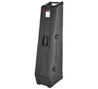 Gator Cases Mini Vault GTR-MINIVAULT-B2 Étui extérieur en polyéthylène moulé avec parois épaisses en Mousse pour Deux Guitares Basses électriques Noir, Noir, Flightcase