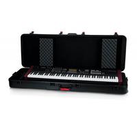 Gator Cases Flight Case moulé pour claviers 88 notes profonds avec loquets de verrouillage approuvés par la TSA et roues intégrées; (GTSA-KEY88D)