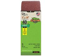 Gator Lot de 5 bandes de sablage à l'oxyde d'aluminium en résine rouge de 3" x 18"