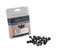Gator Rackworks GRW-SCRW025 Lot de 25 vis pour rack de taille standard, noir