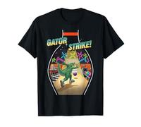 Gator Strike Alligator Bowling Pro Retro Lane Fun T-Shirt