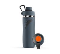 Gatorade Overtime Bouteille d'eau en acier inoxydable avec bouchon torsadé Noir 946 ml
