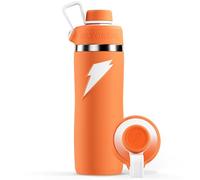 Gatorade Overtime Bouteille d'eau en acier inoxydable avec bouchon torsadé Orange 650 ml