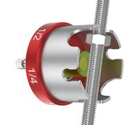 Gatphy Clé à molette électrique 1/4", 3/8", 1/2" pour tige filetée - Montage rapide - Clé à douille pour perceuse à écrou - Convient pour électriciens, travailleurs d'entretien, installateurs de