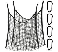 Gatphy Lot de 2 filets à foin pour chevaux - 90 x 80 cm - Largeur des mailles : 3,8 cm - Réduit la vitesse d'alimentation du cheval - Râtelier à foin - À fixer sur les écuries, les remorques, les