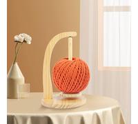 Gatphy Support Pelote de Laine Magnétique Support Pelote de Laine en Bois avec Mécanisme Rotation Magnétique Distributeur de Fil Laine Rotation Douce pour Tricot Crochet DIY Cadeau