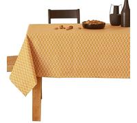 Nappe Jaune Anti-tache Imprimé - GATSBY Jaune 160 x 200 cm
