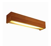 GATSUN Applique Murale LED Intérieur Applique Murale En Bois Chevet Lecture Éclairage Mural for Chambre Couloir Bar Escaliers Éclairage Intérieur Long 55Cm,Lumière Chaude (Color : White Light)