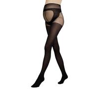Gatta Body Protect Collants de maternité, élastiques, maintien du ventre, élastiques sans pression, très confortables, sûrs, pour toutes les saisons (Noir, M, 40 DEN)