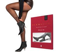 Gatta Collants Scarab 02 15 DEN - créateur MACIEJ ZIEŃ, collection POEM, luxueux, noirs, élégants, transparents, mats (Mocha, L)