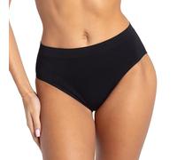 Gatta Culotte Bikini Queenie - Culotte Classique très Confortable, élastique, près du Corps, avec Gousset antibactérien, conditionnée en 3 pièces d'une Seule Couleur (Noir, XL)