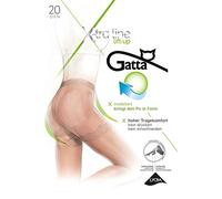 Gatta ventre, les jambes-po collants body lift-up paire de bas autofixants 20den - Noir - L
