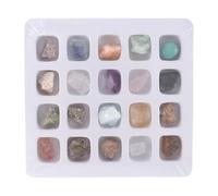 Gatuida 1 boîte Boîte Spécimens Minéraux de Roche Kit Éducatif pour Garçon Fille Étude Géologie Apprentissage Préscolaire Cadeau Anniversaire