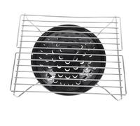 Gatuida 1 ensemble Barbecue Acier Inoxydable avec Maille Rack de Cuisson Multifonctionnel pour Griller Refroidir et Sécher Accessoire Pratique pour Barbecue et Cuisine à