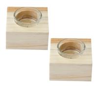 Gatuida 1 Ensemble Bougeoir Mural À LED pour Bougies Lampe Chauffante pour Bougies Bougeoir Chic Bougeoir Rond Bougeoir Piédestal Lampes pour Bougies Bougies À Thé 2 pièces