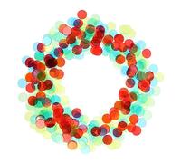 Gatuida 1 Ensemble Chips à Bingo Plastique Transparent de Jetons de Comptage Colorés pour Jeux et Éducation pour Bingo Comptage Mathématique Couleur Aléatoire Couleur Aléatoire