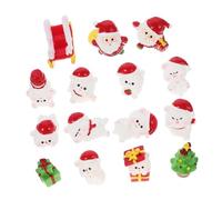 Gatuida 1 Ensemble De Décorations De Noël De Campagne Jouets De Fées Ornement Miniature De Noël Ornement De Noël en Résine