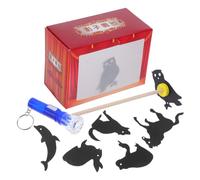 Gatuida 1 Ensemble De Marionnettes À Main pour Enfants Marionnettes À Raconter des Histoires Marionnettes À Ombre Traditionnelles Kit D'Artisanat De Marionnettes À Ombre Figurine