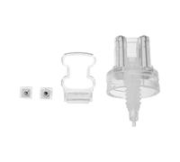 Gatuida 1 ensemble de micropuces pour thérapie par l'eau : accessoires d'hydratation sans aiguille - cartouche de remplacement en microcristal pour pistolet de mésothérapie professionnel