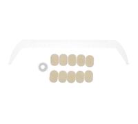 Gatuida 1 ensemble de règles de mise en forme des sourcils : outil de cartographie transparent en acrylique, gabarit de guide d'équilibrage pour sourcils symétriques - kit de mesure manuel