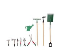 Gatuida 1 Ensemble d'outils de Jardin Miniatures pour Maison de poupée - Mini râteau et houe - Petits Accessoires de Ferme de Simulation - Outil de Jardinage pour Enfants pour Cadeaux de Vacances