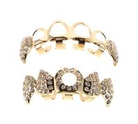 Gatuida 1 ensemble Fausses Dents de Vampire à Motif Unique Accessoires Hip Hop Confortables pour Fêtes et Cosplays