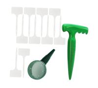 Gatuida 1 Ensemble Outils de Jardinage Set de Sowing Dispenser Plastique avec Comprend Distributeur Perceuse de Semis et Étiquettes pour Plantes Pratique pour Jardinage à