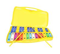 Gatuida 1 ensemble Set de Métallophone à Notes Instrument de Percussion Musical pour Garçon Fille Éducatif Coloré Lettres pour Développer la Coordination Main Oeil Flexibilité des Doigts