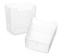 Gatuida 1 Jeu Étagère De Rangement Organisateurs Poubelle Stockage Réfrigérateur Diviseurs Récipient Organisateur De Condiments Plastique 2 Pièces