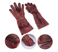 Gatuida 1 Paire De En Vinyle Pour Diable De Zombie Squelette Effrayant Noirs Pour Fête Déguisements De Démon Cosplay Décorations Effrayantes De Mascarade Pour