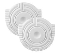 Gatuida 1 Paire de Talonnettes Adhésives en Caoutchouc Blanc Taille 40 Coussinets Antidérapants pour Réparation et Remplacement de Talon de Chaussures de Sport et Baskets Protection