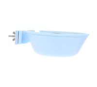 Gatuida 1 Pièce Bol pour Animaux de Compagnie Plat d'alimentation pour Chien récipient Bol Portable pour Animaux de Compagnie Seul Bols d'animaux en Acier Inoxydable Bol Suspendu Blue