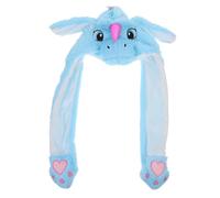 Gatuida 1 pièce Chapeau Licorne à Oreilles Mobiles Bonnet Gonflable Drôle pour Fête Accessoire Photo Créatif pour Anniversaire et Événements Festifs