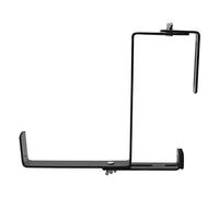 Gatuida 1 Pièce Crochet de Balustrade de Balcon Pendaison Propagation Usine Dehors fenêtre Etagere Fleur Support Fleur Pot de Fleur Interieur Support de Suspension étagère Le Fer Black