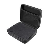 Gatuida 1 pièce Étui de Transport pour Huiles Essentielles Boîte de Rangement Compartiments pour Bouteilles Coque Rigide Eva Étanche et Résistante Sac Pratique pour Aromathérapie Noir