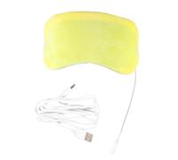 Gatuida 1 Pièce Masque de Chauffant USB pour Yeux Masque Relaxant Antifatigue avec Compresse Chaleur Soulagement Cercles Détente à Voyage