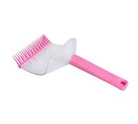 Gatuida 1 Pièce peigne bang pour couper haircut outil de coupe coup peigne à queue outil de coupe bang peigne à franges peigne de coupe bang peigne coupe frange rose