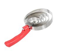 Gatuida 1 Pièce peigne pour le bétail brosse à large spectre pour bétail brosse à démangeaisons grattoir dentelé inox brosse à cheveux pour bovins Acier inoxydable Silver