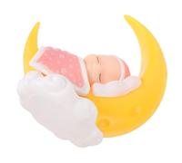 Gatuida 1 Pièce Poupée De Lune Décoration De Gâteau Joyeux Anniversaire Gâteau D'anniversaire Anniversaire Des Enfants Un Gâteau Joyeux Anniversaire Gâteau Toppers Rose Vinyle