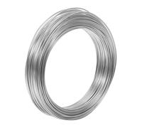 Gatuida 1 Rouleau De Fil D'aluminium : 0,98 pied De Fil Métallique Pliable De 1,5 mm Pour La Fabrication De Bijoux, La Sculpture, La Fabrication De Poupées, Les Compositions