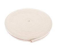 Gatuida 1 Rouleau de mèche en Coton de 10 m de Long, Remplacement de mèche pour Lampe à Huile avec Couture, Style Vintage, pour Lampes à pétrole, brûleurs à Bougies, lanternes, poêles