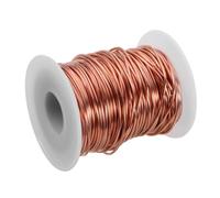 Gatuida 1 rouleau Fil de Cuivre Émaillé Flexible pour Artisanat et Jardinage pour Électroculture Fabrication de Bijoux DIY et Soudure Améliore la des Plantes et Permet des Connexions