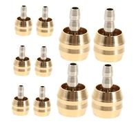 Gatuida 10 ensembles Kit de Connecteurs Métalliques pour Frein Hydraulique Vélo Insert Tuyau Réparation Frein à Disque Installation Facile pour Vtt